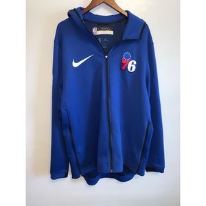 Men’s XL 76ers Shietime Nike Dri-Fit Zip Up